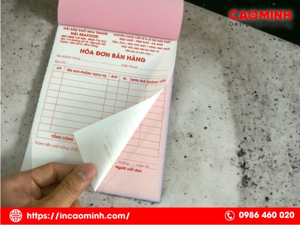 in hóa đơn bán lẻ