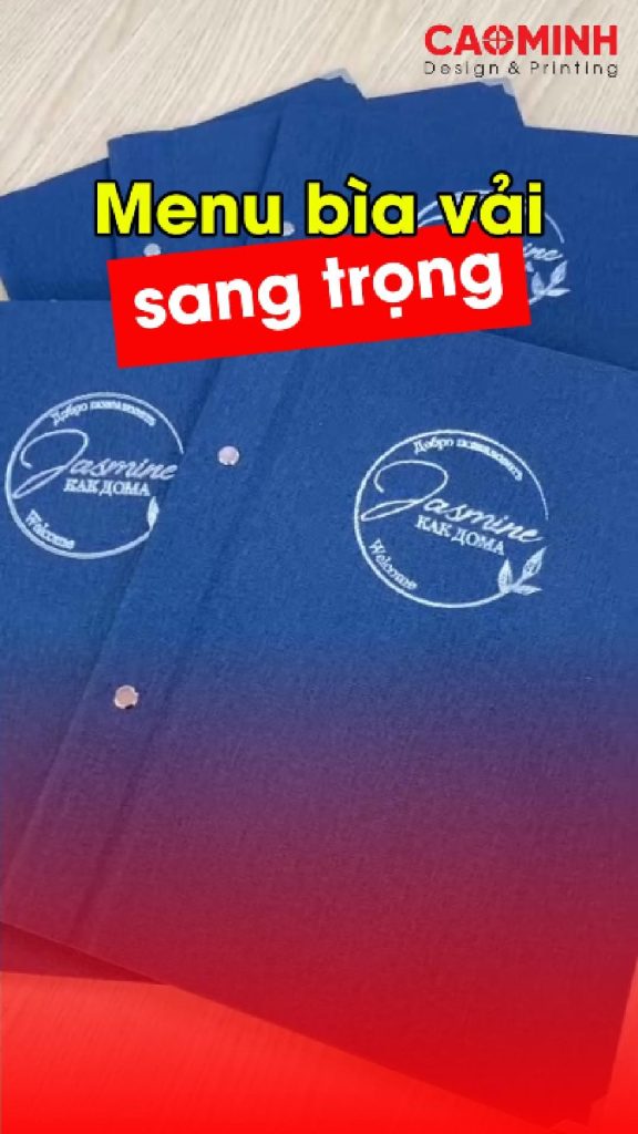In menu bìa cứng giá rẻ đẹp sắc nét ở Nha Trang 3 Menu bìa da_Xưởng in ấn Cao Minh Nha Trang