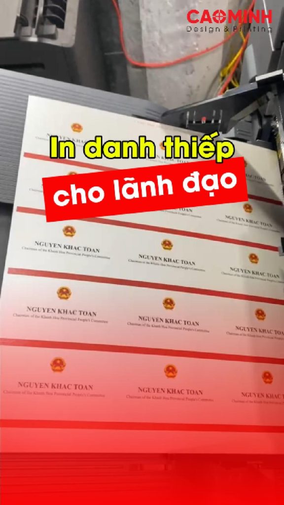 In Card Visit, Name Card Tại Nha Trang 4 In name card Nha Trang_Xưởng in Cao Minh