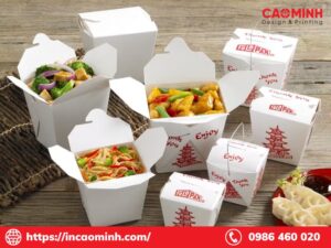in hộp đựng thức ăn, thực phẩm