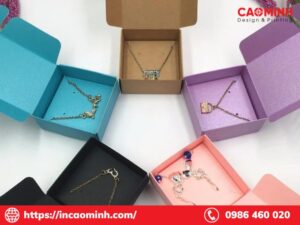 in hộp giấy đựng trang sức