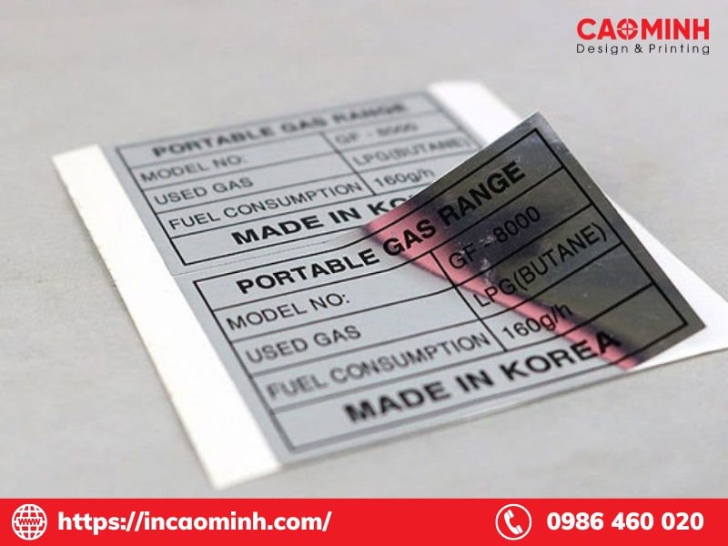 TOP 5 chất liệu dùng để in tem nhãn decal 7 Chất liệu decal xi bạc
