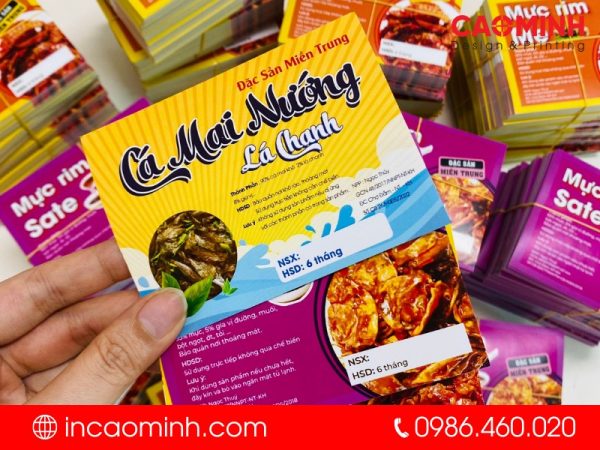 in nhãn dán bao bì sản phẩm