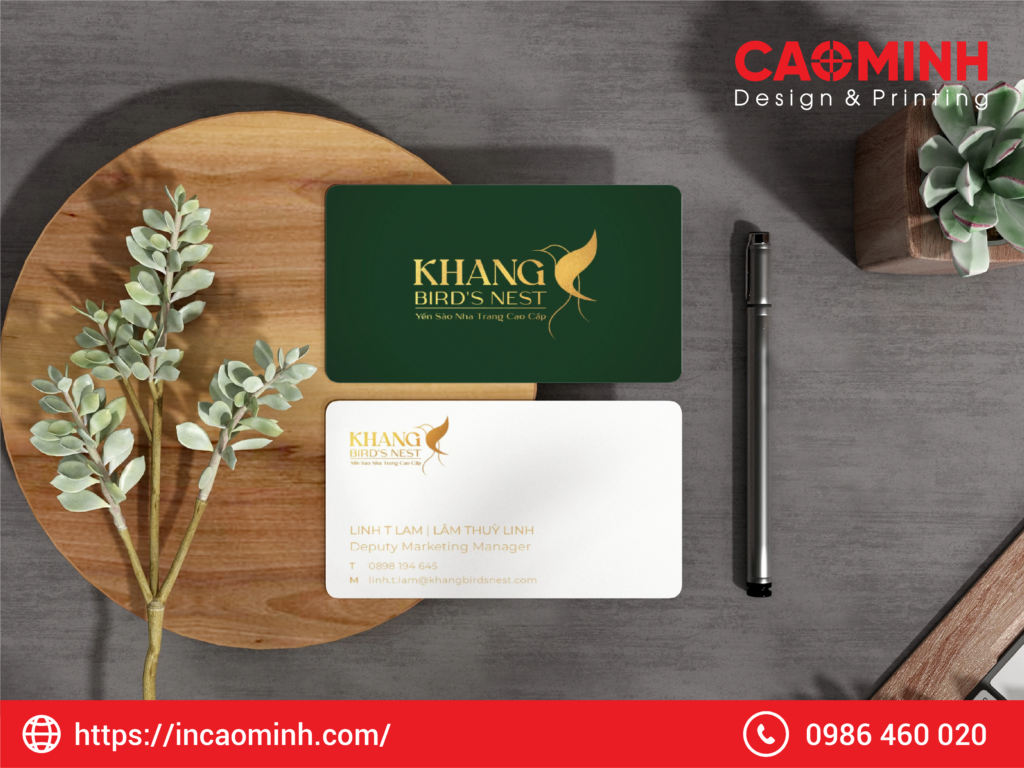 In Card Visit, Name Card Tại Nha Trang 1 In card visit đẹp Nha Trang