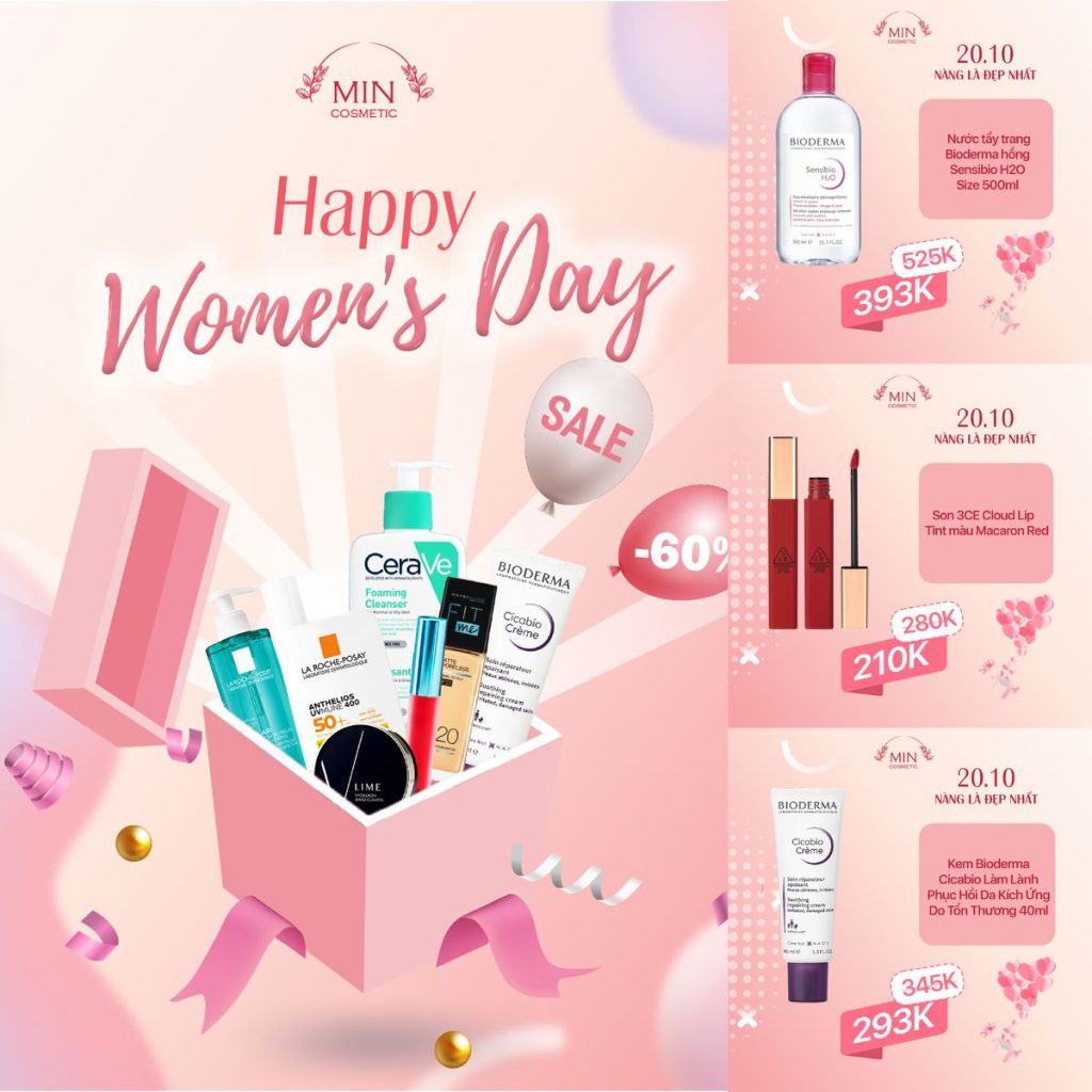 Marketing 20/10 cho mỹ phẩm