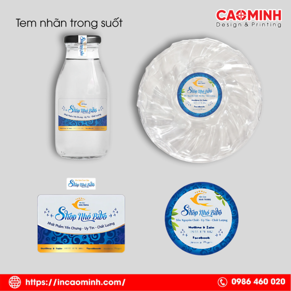 TOP 5 chất liệu dùng để in tem nhãn decal 5 Tem Nhãn Sản Phẩm - Ấn Phẩm Bao Bì Cho Ngành F&B