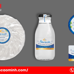 Tem yến sào decal nhựa trắng_In ấn Cao Minh Nha Trang