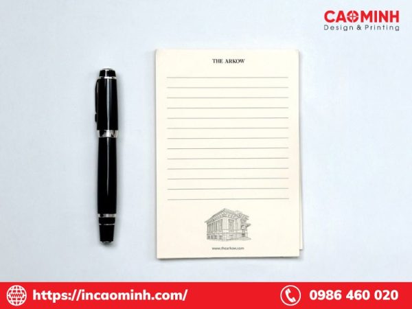 giấy note khách sạn