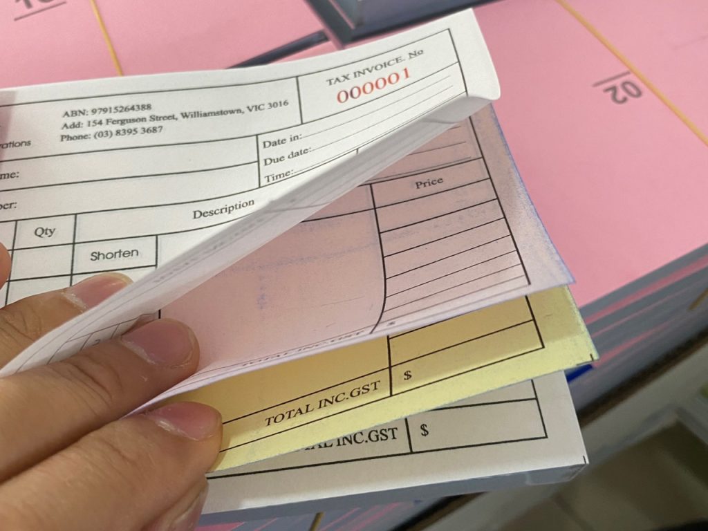 In phiếu giặt ủi khách sạn theo yêu cầu đẹp và chuẩn 3 In phiếu giặt ủi khách sạn cần bao nhiêu liên