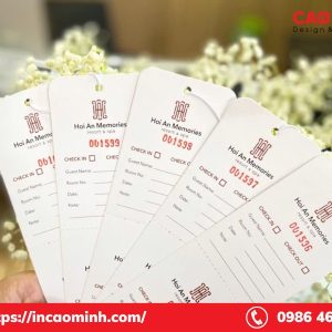 thẻ treo hành lý khách sạn